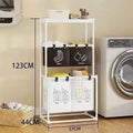 Organizador de Ropa Multiuso para Lavadora de 3 Niveles con Bolsas Removibles 123x57x44cm