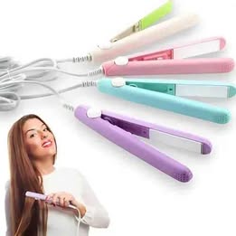 Mini Plancha para Cabello Portátil de Cartera Alisado Viajes Cerámica 160°