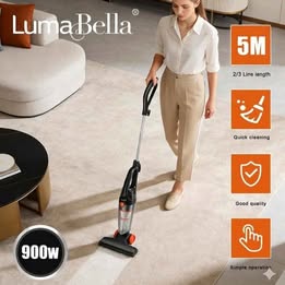Aspiradora Inalámbrica Vercial Portátil  de Mano para Hogar 900w Multiuso