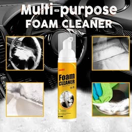 Spray Limpiador Multifuncion de Espuma Saca Manchas para Auto Hogar Zapatos Tapicería Muebles 650ml