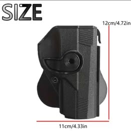 Funda Táctica IMI de Polímero Liberación Rápida con Rotación 360° Compatible PX4 ABS Seguridad