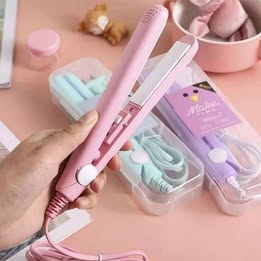Mini Plancha para Cabello Portátil de Cartera Alisado Viajes Cerámica 160°