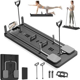 Tabla de Entrenamiento 7en1 Multifuncion Plegable Pilates Abdomen Reformador  Máquina de Ejercicio