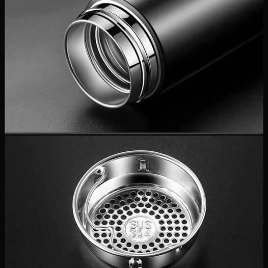Tomatodo térmico digital táctil Led acero inoxidable filtro de te deportes/gimnasio
