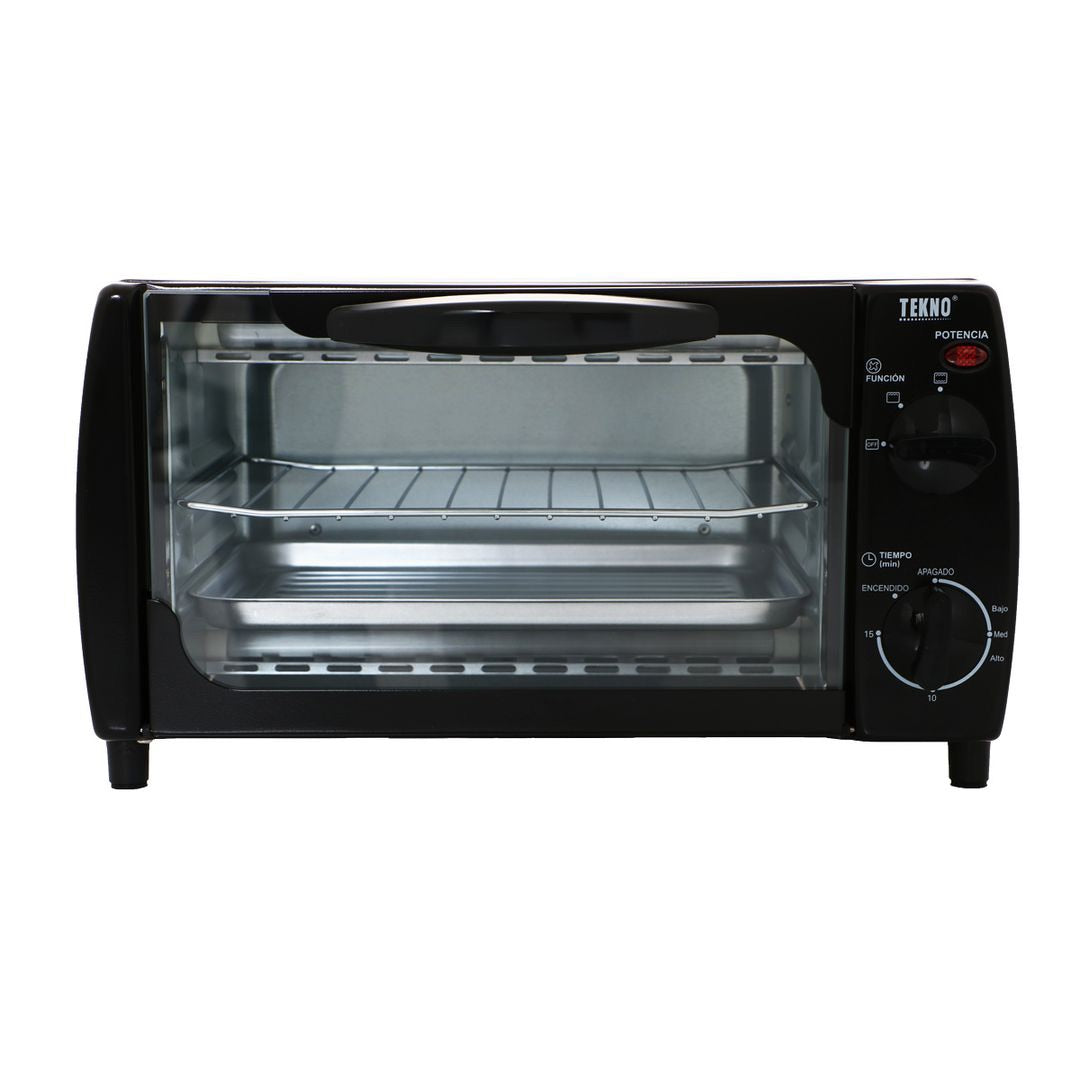 Horno tostador Tekno 1000w 10 litros  pizza cocina empanadas hot dogs hamburguesas papas