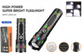 Linterna Táctica LED Profesional Multifuncional Impermeable Recargable Zoom Camping Noche Oscuridad