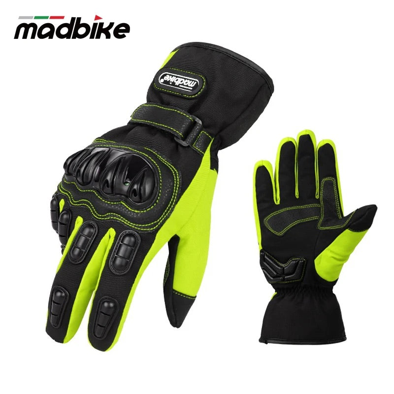 Guantes impermeables térmicos para moto  protección frío invierno antiquemaduras