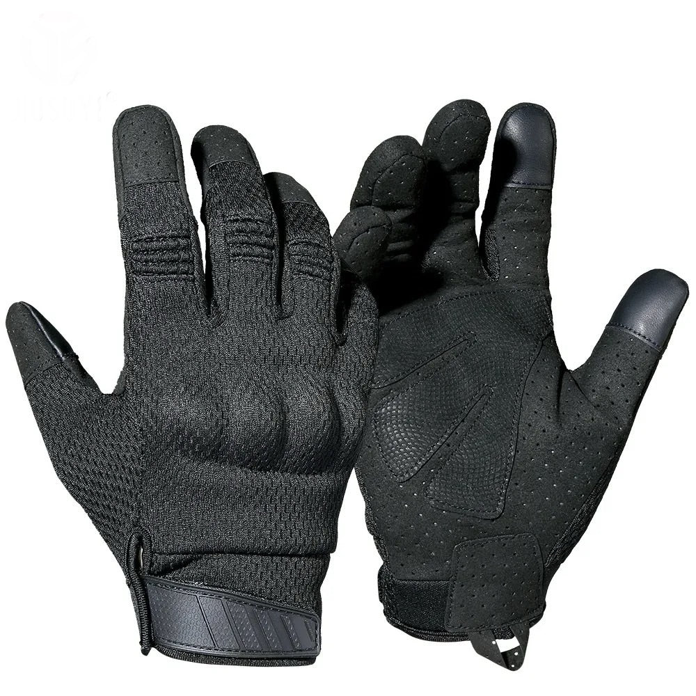 Guantes tácticos táctiles protección nudillo frío moto bici policía militar