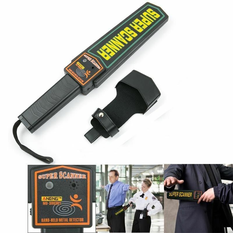 DETECTOR DE METALES Y ARMAS PARA SEGURIDAD SUPER SCANNER