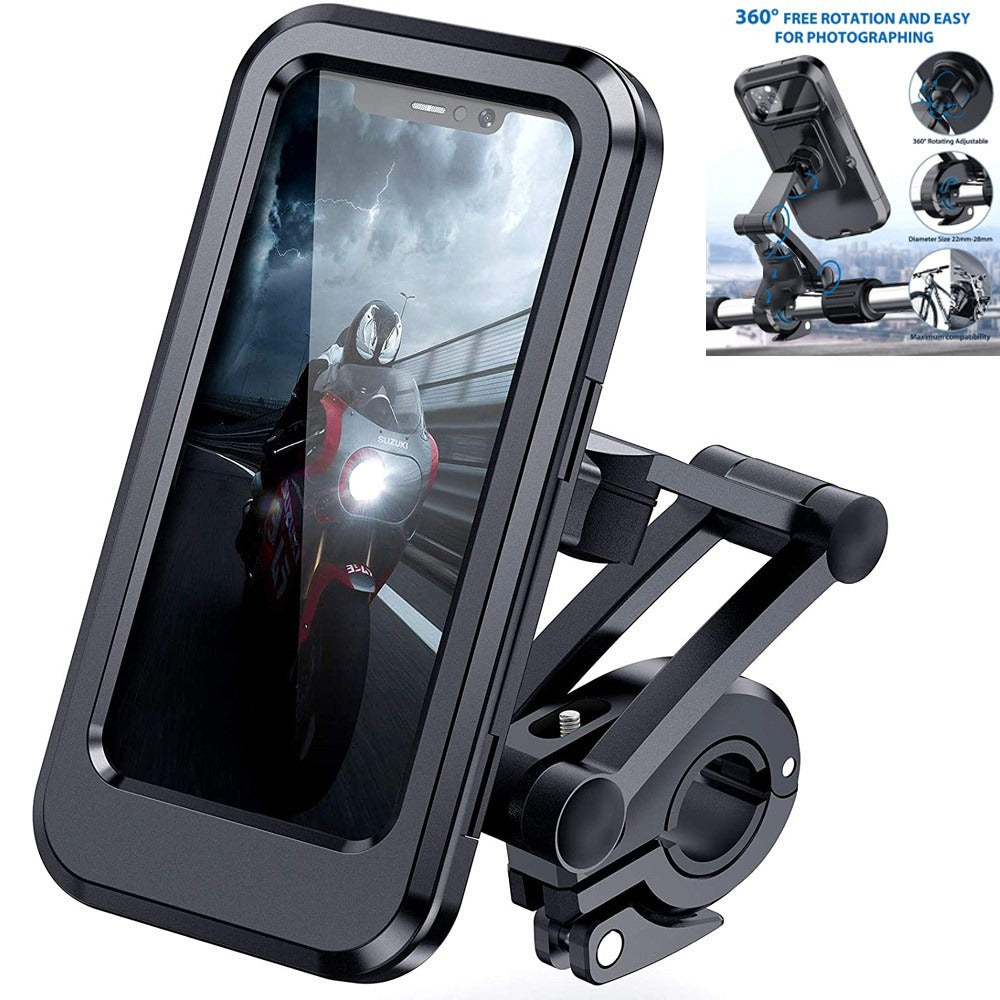 Soporte Holder Impermeable Nuevo Modelo para Celular Moto Bicicleta lluvia invierno agua ciclismo