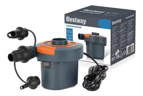 Inflador para auto bestway colchón almohada sofá globos piscinas