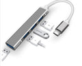 USB-C Hub 4 en 1 Adaptador USB Tipo C 3.0 para Mac Samsung Teléfono móvil Carga Datos Laptop