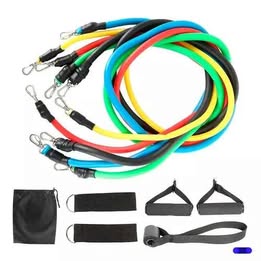 Set Completo Ligas Bandas Elásticas de Resistencia para Entrenamiento Gimnasio Ejercicio Fitness