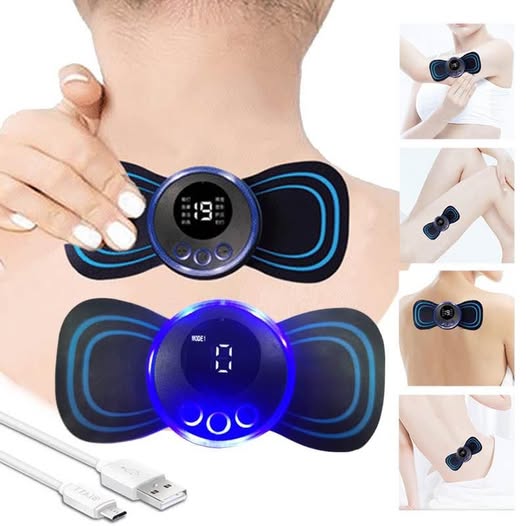 Masajeador multifuncional antiestrés 19 niveles recargable relajacion muscular salud deporte gym