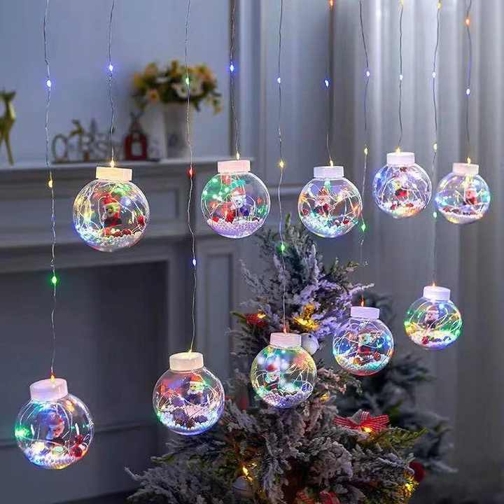 Luces para navidad 🎄 10 bombillas con figuras y luces led 3 metros decoracion Luces para navidad 🎄 10 bombillas con figuras y luces led 3 metros decoracion