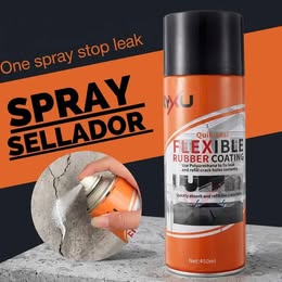 Spray Sellador Impermeabilizante 450ml Grietas Goteras Filtraciones Humedad Techos Tuberías Cemento