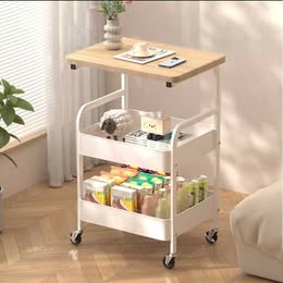 Estante Plegable Con Ruedas Multiuso Laptop Compu Mesa de Estudio Cocina Clases Dormitorio Cole Uni