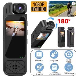 Camara Deportiva Portable HD Giratoria 4en1 Pantalla LCD Moto Video Fotos Viajes