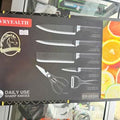 Set de Cocina 6pz Multiuso Gastronomía Utensilios Restaurante Chef Cuchillos Acero Inox Cerámica