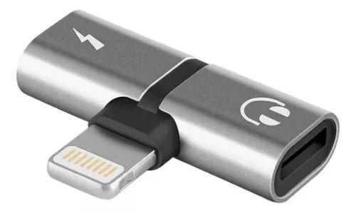 ADAPTADOR EXTENSION DOBLE PARA IPHONE A TIPO C ANDROID