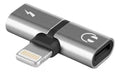 ADAPTADOR EXTENSION DOBLE PARA IPHONE A TIPO C ANDROID