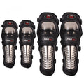 Kit rodilleras y coderas moto protección acero