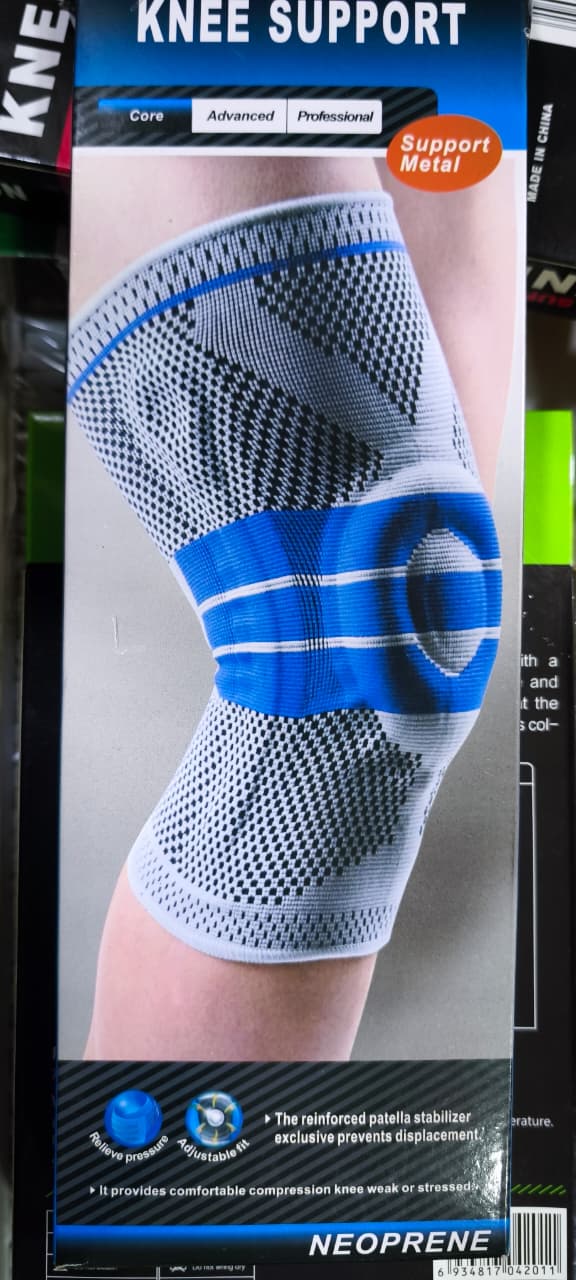 Rodillera de soporte de gel para ejercicio deportes gym futbol sentadillas