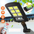 Lámpara solar recargable con control y sensor automático impermeable patio garage jardín