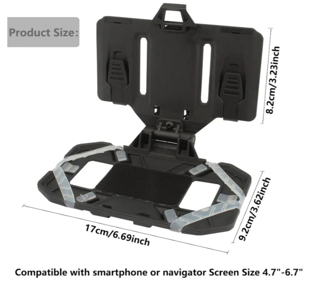 Soporte Porta Celular Teléfono Táctico para Chaleco Sistema Molle Navegación Trabajo Policía Militar