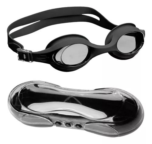 Gafas De Natacion Googles + Estuche Unisex Feeldoo Adulto Carnaval Carioca Proteccion Agua Piscina