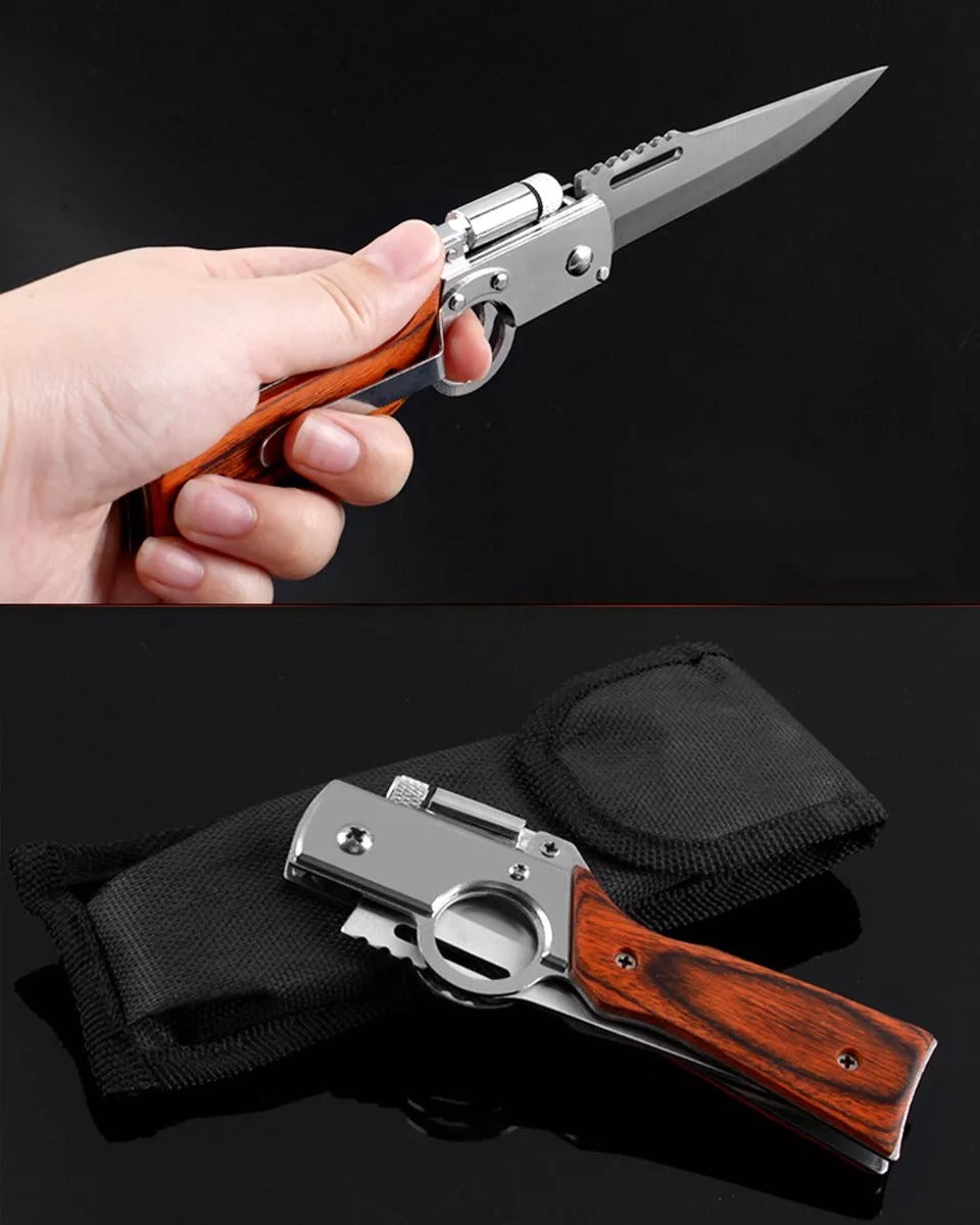 NAVAJA TACTICA MULTIFUNCIONAL PLEGABLE CAMPING COLECCION AK49