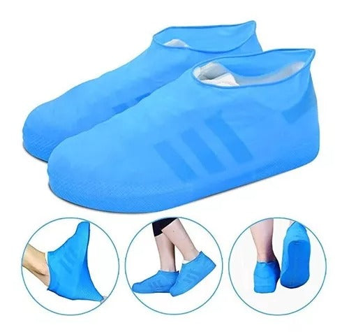 Protector De Zapatos De Silicona, Antifluido, Impermeables, Lluvia, Invierno, Moto, Agua