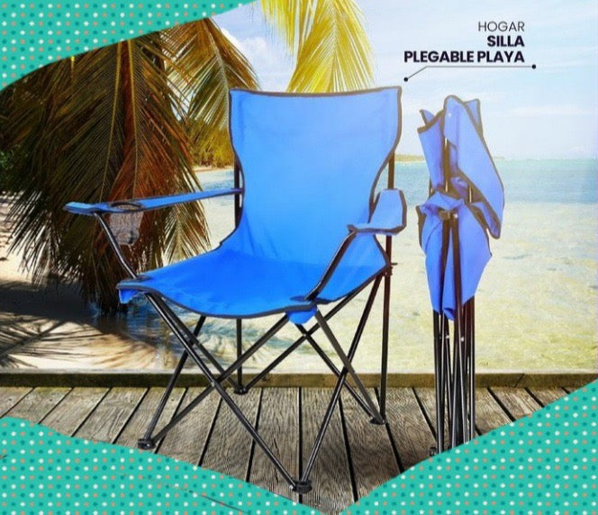 Silla plegable playa camping senderismo aire libre jardín vacaciones viajes