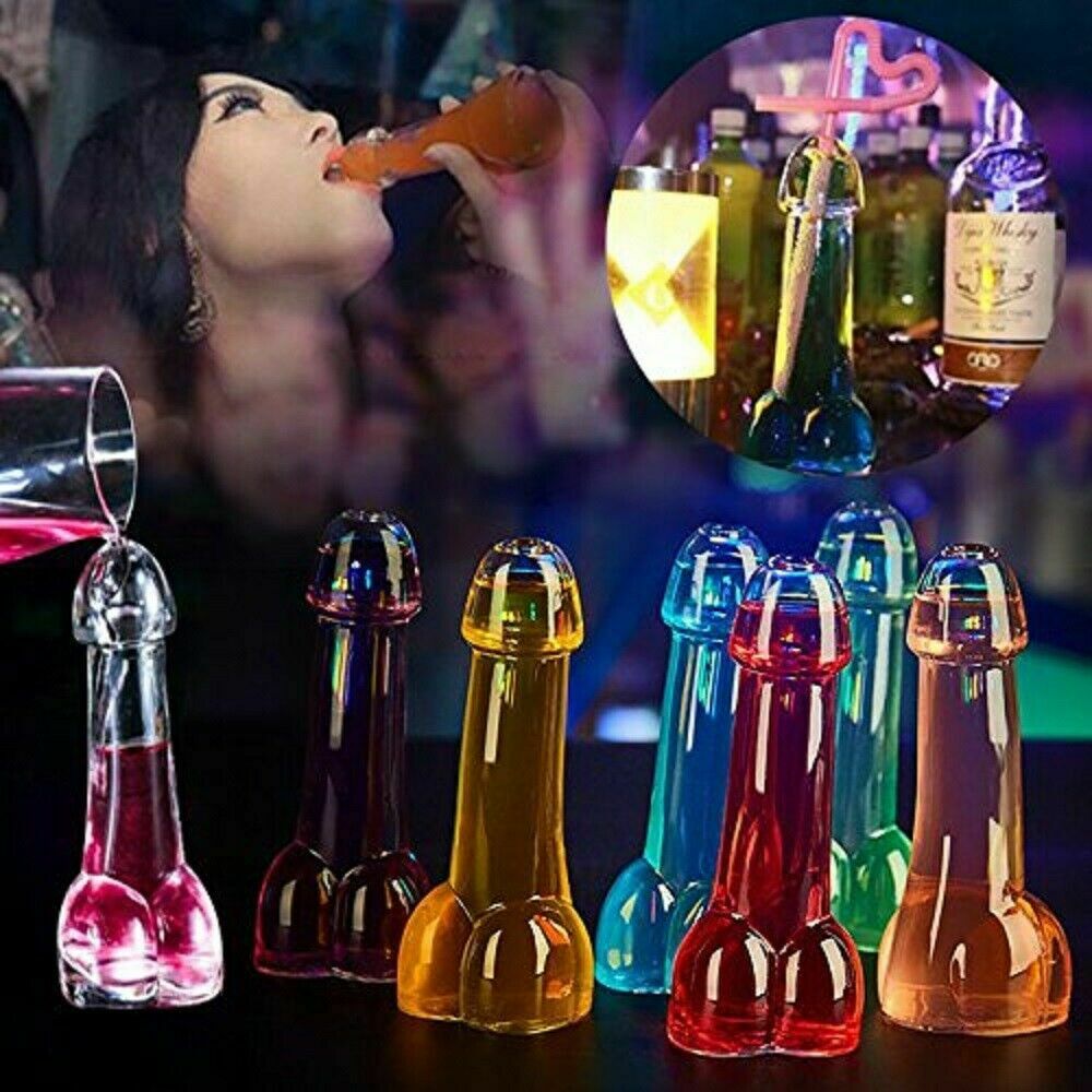 COPA DE CRISTAL EN FORMA DIVERTIDA PARA FIESTAS BAR DISCO DESPEDIDA NEPE