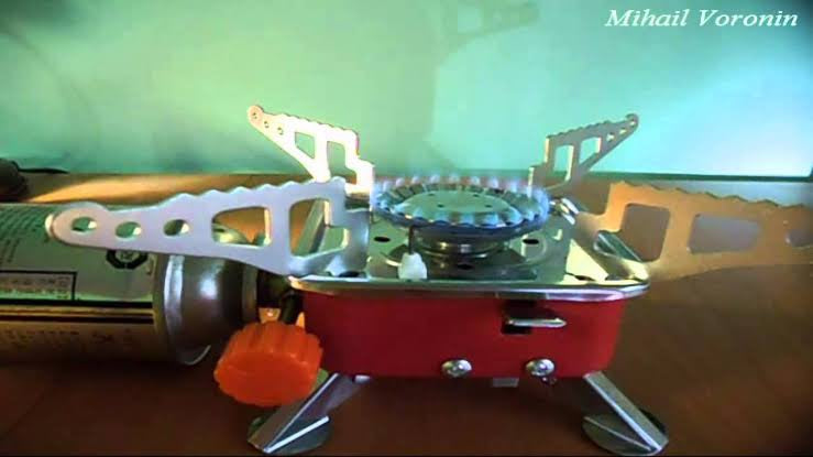 Hornilla cocina de camping plegable con entendedor  a gas