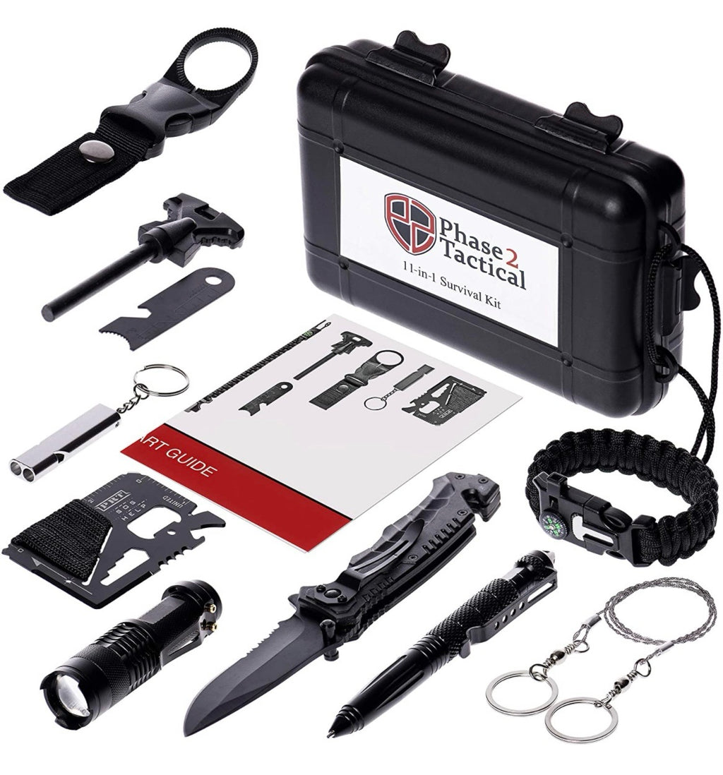 Kit táctico supervivencia camping