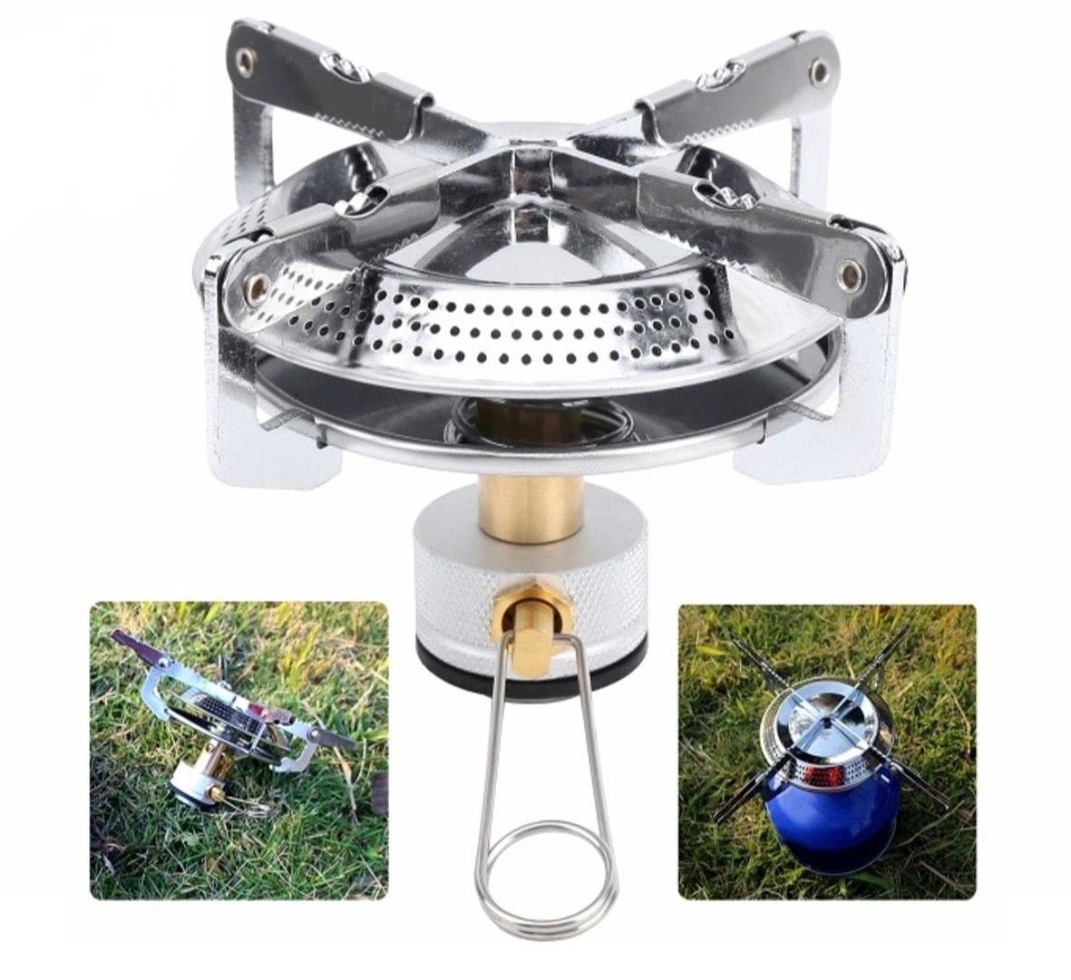 Hornilla cocina para camping plegable a gas rosca 1/4 senderismo montaña