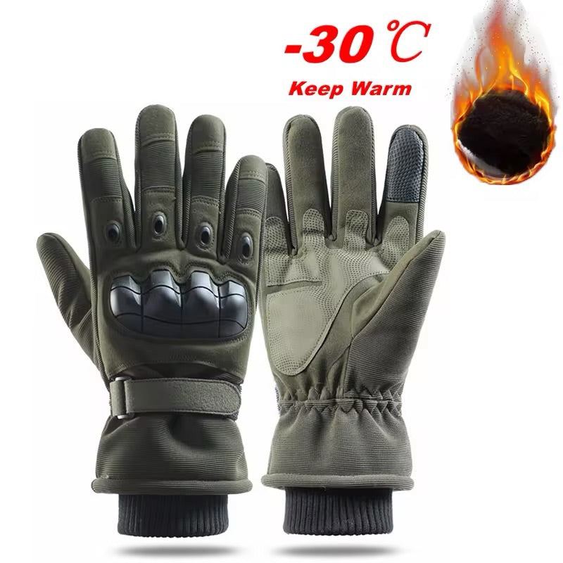 Guantes tácticos térmicos protección frío invierno moto nevado chimborazo policía militar