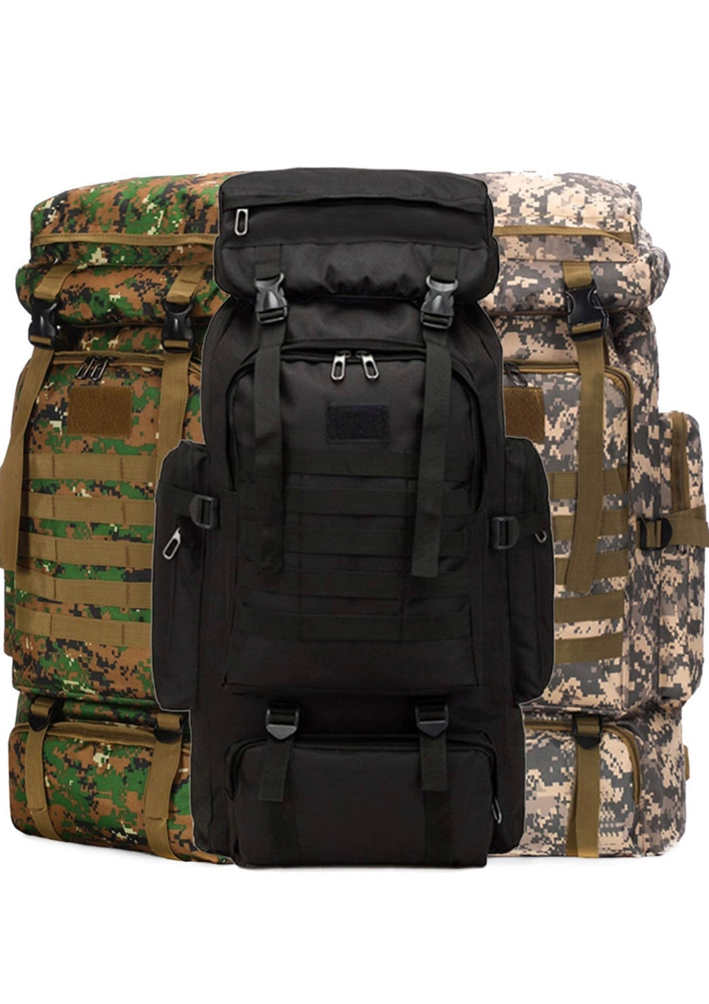 Mochila táctica impermeable 85L camping militar viaje senderismo trabajo montaña