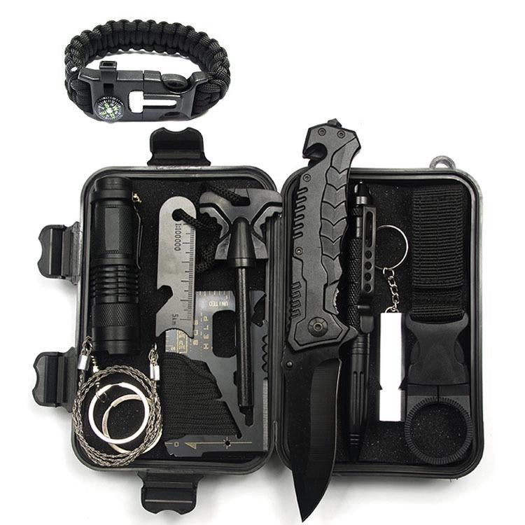 Kit táctico supervivencia camping