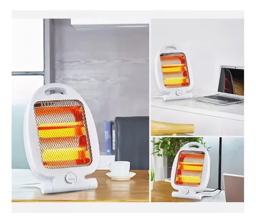 Calefactor Eléctrico Hometech dos niveles 400-800w 110v Frío Dormitorio Sala Cocina Hogar