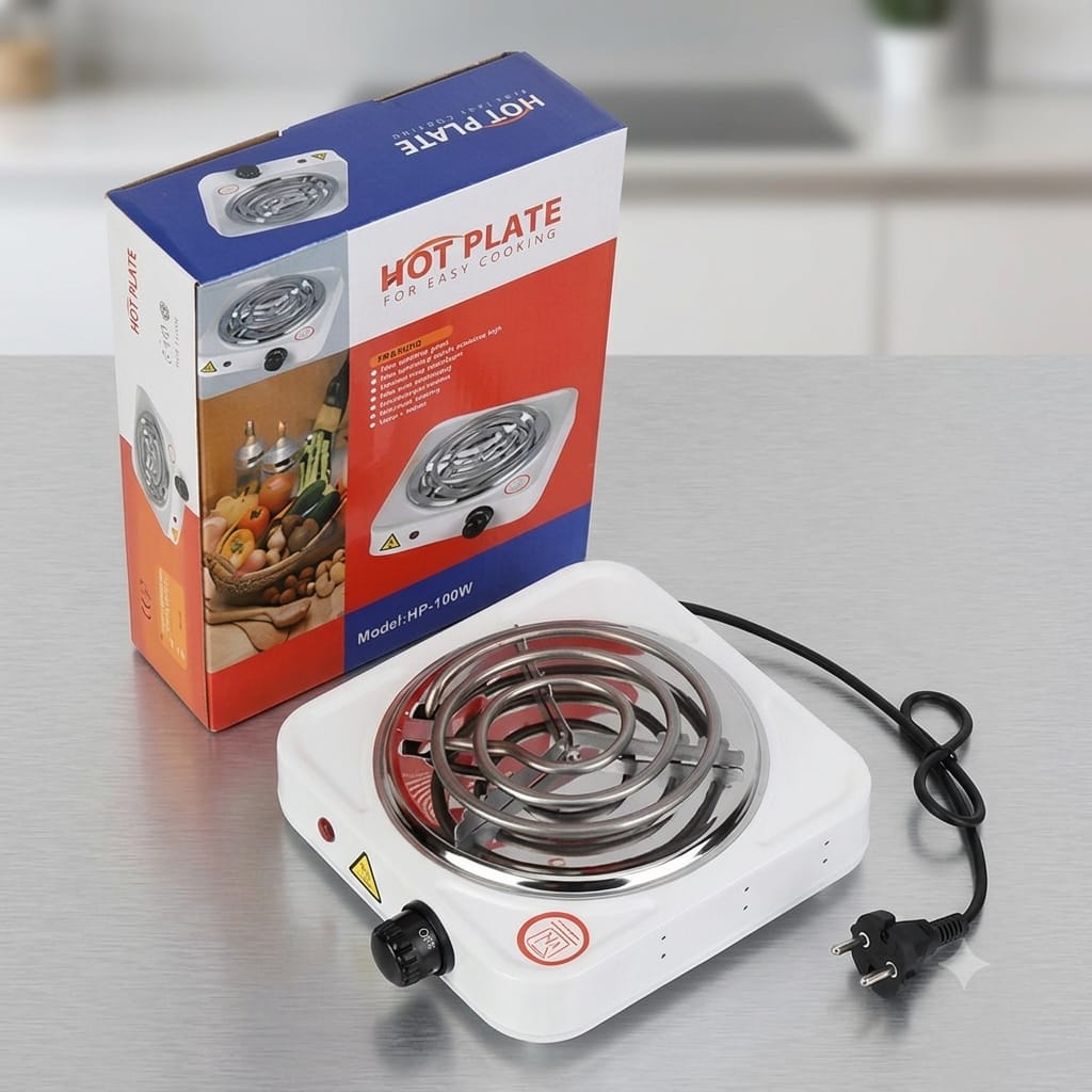 COCINA HORNILLA ELECTRICA DE 1 Y 2 QUEMADORES MULTIFUNCIONAL PORTATIL