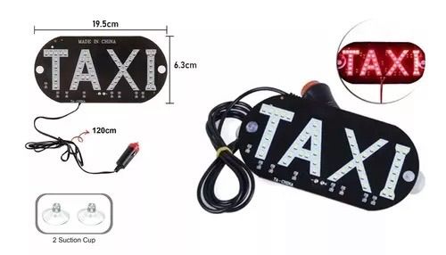 Luz roja taxi auto trabajo camineta carro
