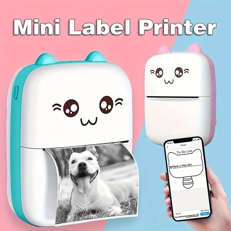 Mini impresora portátil recargable inalámbrica fotos paisajes trabajo Instagram Facebook TikTok