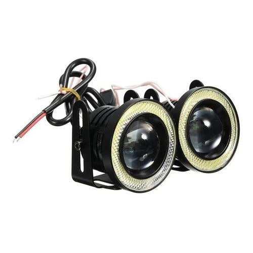 Neblineros Ojo de Ángel 3500LM Auto coche carro luz noche tuning iluminación focos