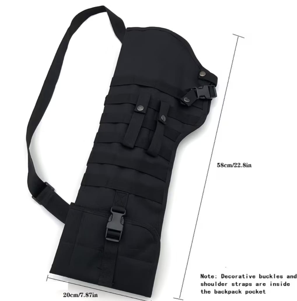 Mochila Bolso Escuché Táctico para Herramientas de Hombro Plegable Seguridad Airsoft