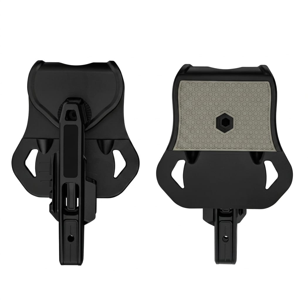 Funda Táctica Ajustable 360° de Polímero Extracción Rápida para Mano Izquierda y  Derecha