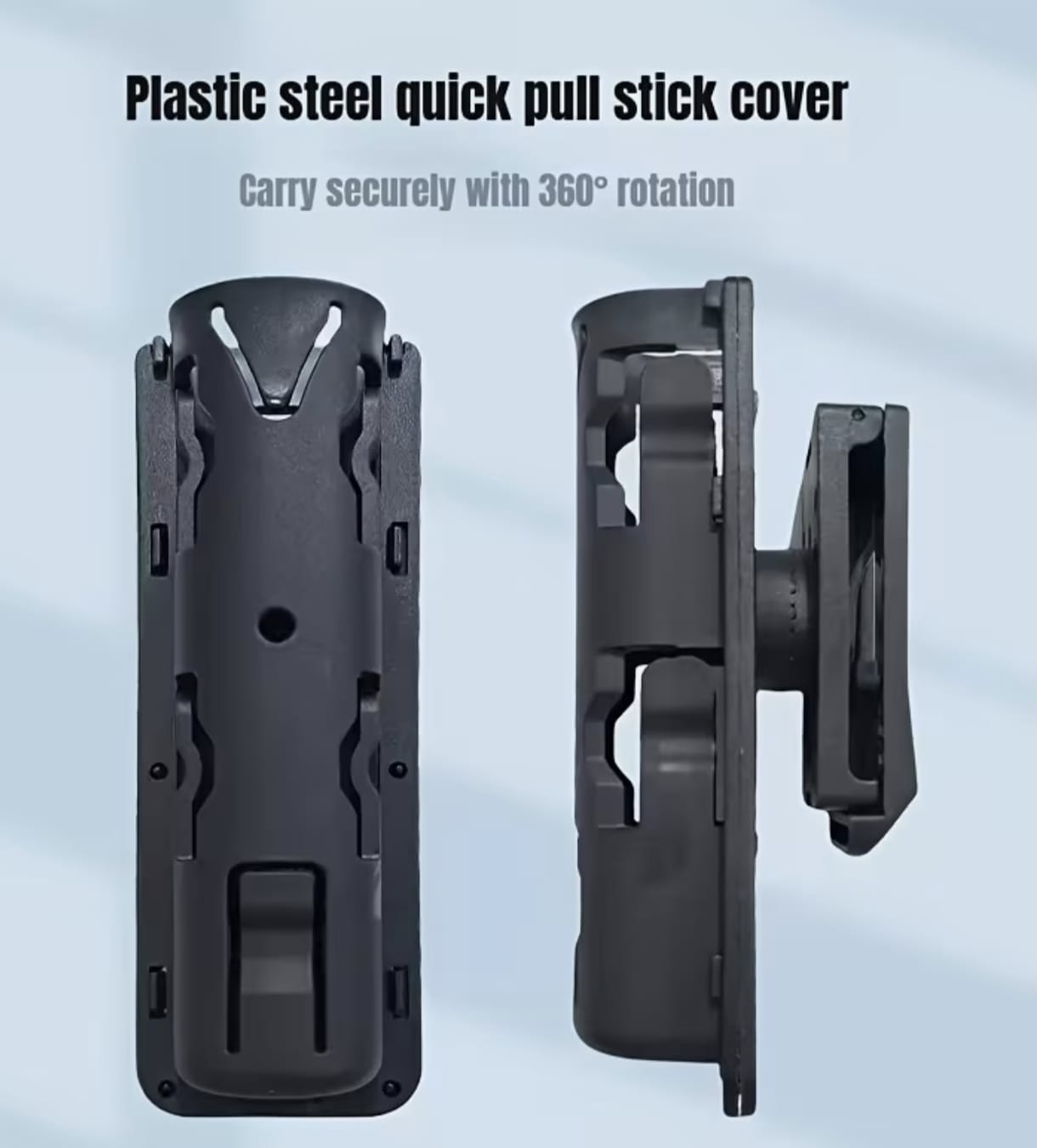 Estuche Funda Táctica Multifunción de Polimero Ajustable con Bloqueo de Seguridad Liberación Rápida