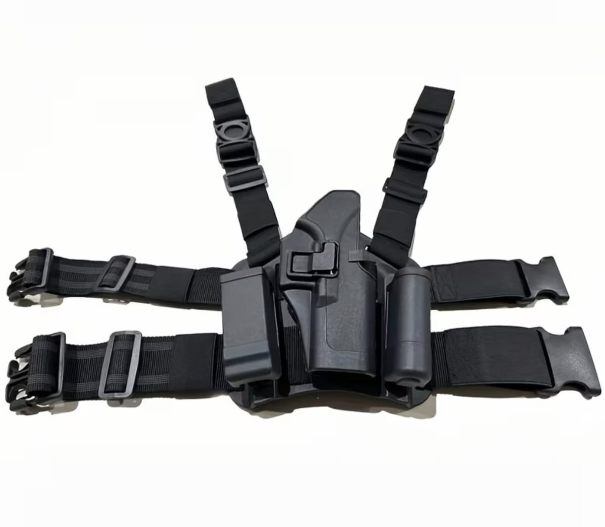 Muslera Funda Táctica de Polímero G17 M92 Ajustable con Accesorios Extracción Rápida Seguridad