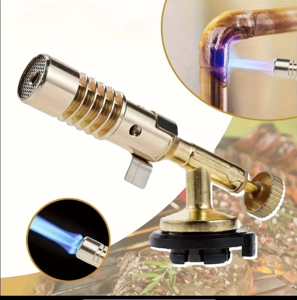 Soplete Flameador Doble Boquilla Multifuncional para Cocina Camping Horneado Cóctels Bar
